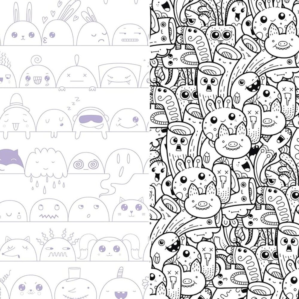 NEWCute Kawaii Coloring Coloring Book - Picture 6 of 6
